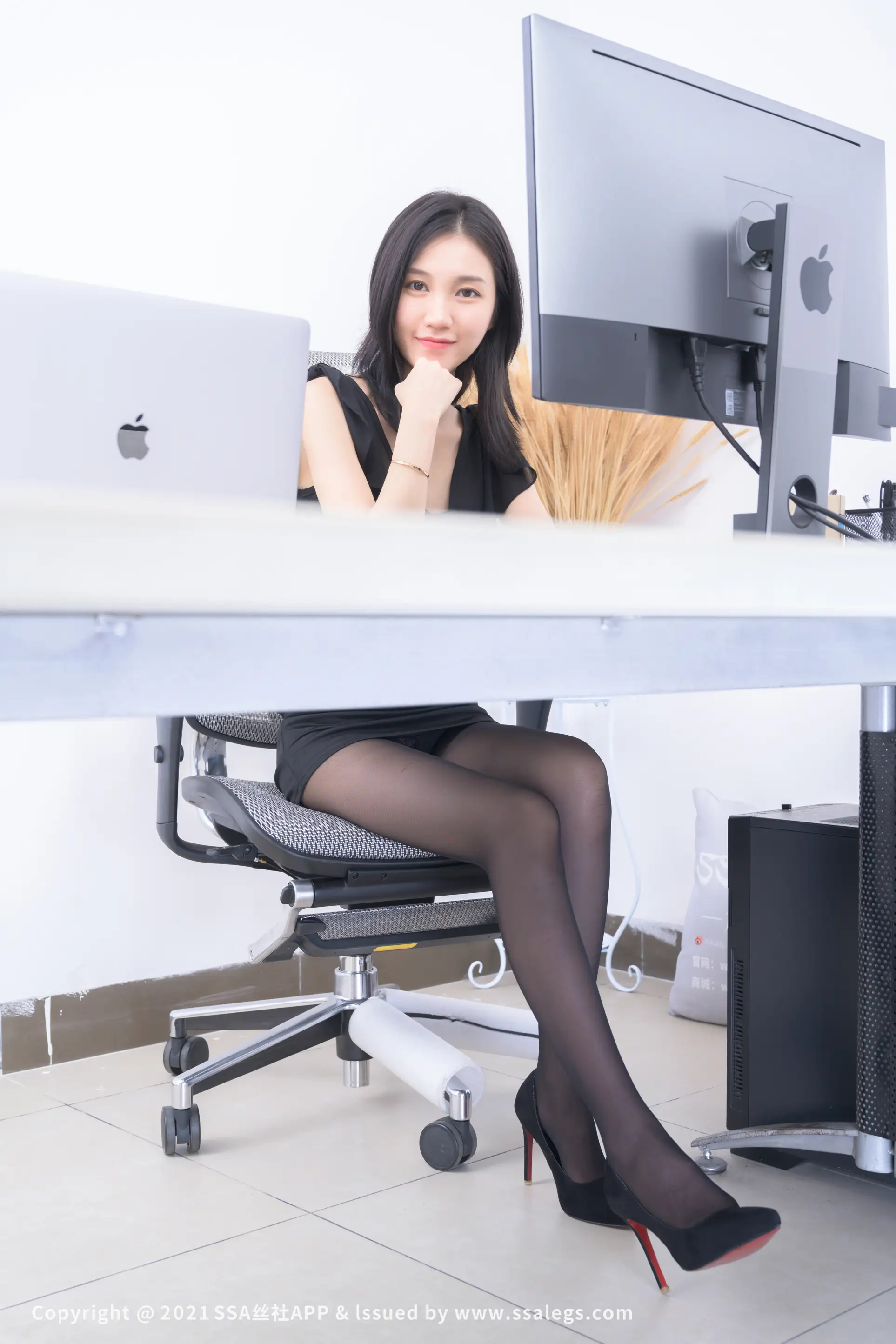 [Mzsock] NO.780 Model Jingjing’s black stockings (Part 1) silk club#[129P]-4