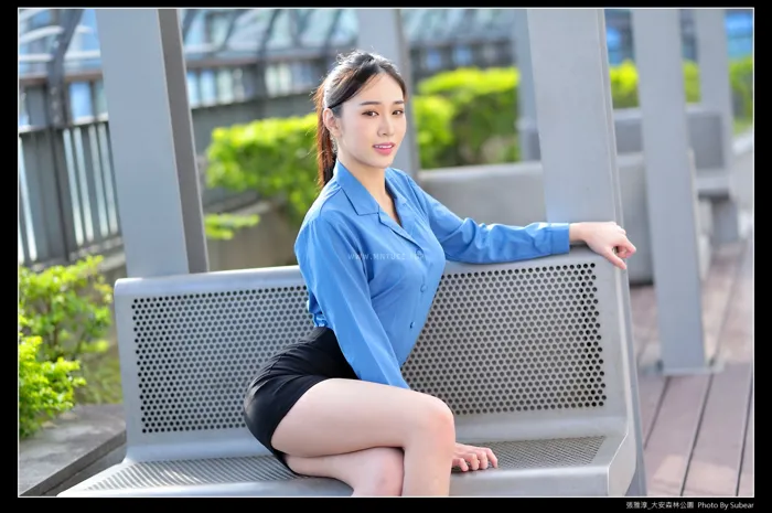 [Mzsock] NO.091 Zhang Yachun, Daan Forest, high heels and beautiful legs, outdoor shot street photography#[54P]-5