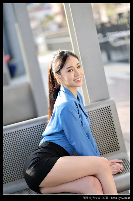 [Mzsock] NO.091 Zhang Yachun, Daan Forest, high heels and beautiful legs, outdoor shot street photography#[54P]-9