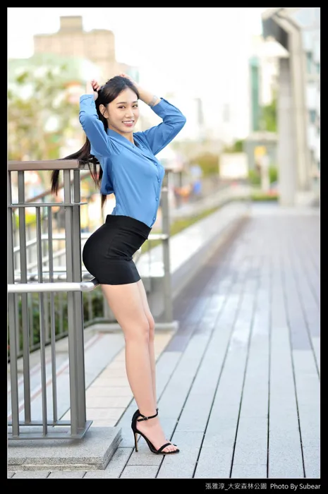 [Mzsock] NO.091 Zhang Yachun, Daan Forest, high heels and beautiful legs, outdoor shot street photography#[54P]-6