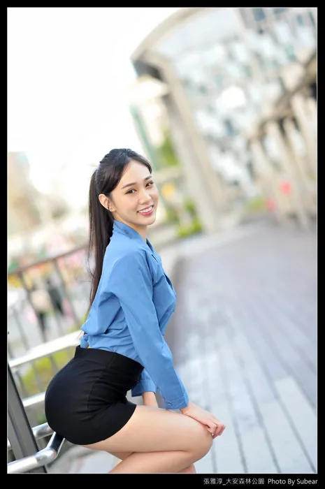 [Mzsock] NO.091 Zhang Yachun, Daan Forest, high heels and beautiful legs, outdoor shot street photography#[54P]-7