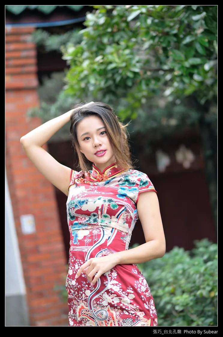 [Mzsock] NO.098 Zhang Qiao cheongsam black silk high heels beautiful legs street photography#[54P]-8