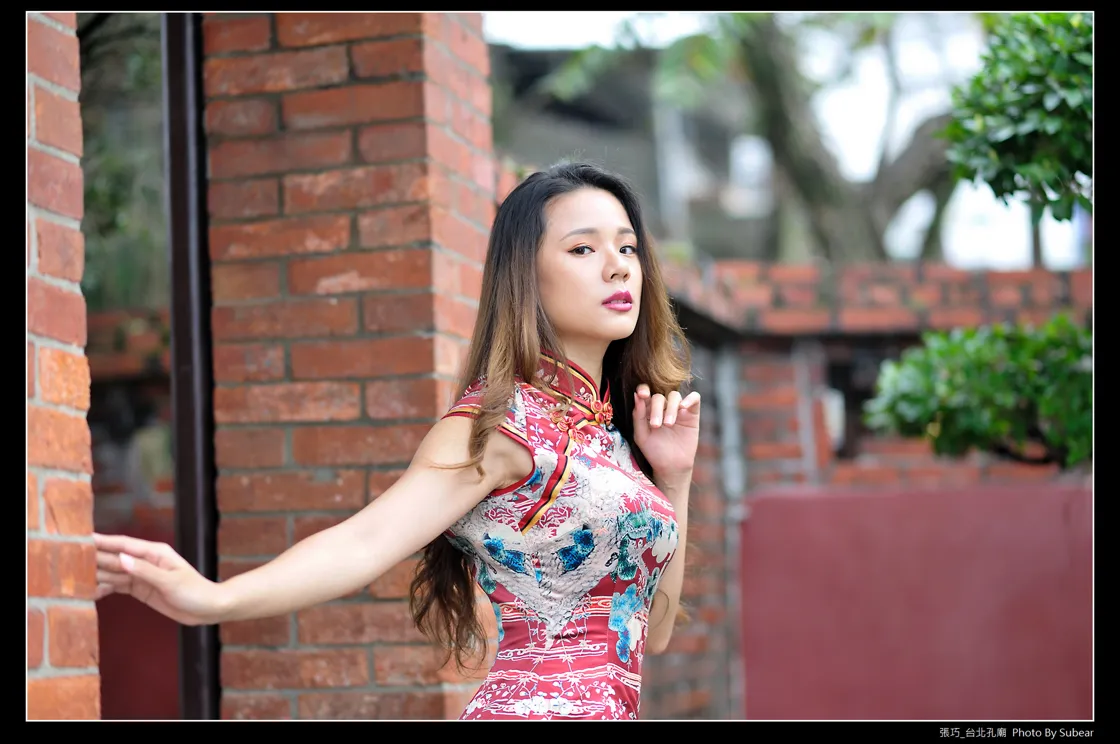 [Mzsock] NO.098 Zhang Qiao cheongsam black silk high heels beautiful legs street photography#[54P]-5