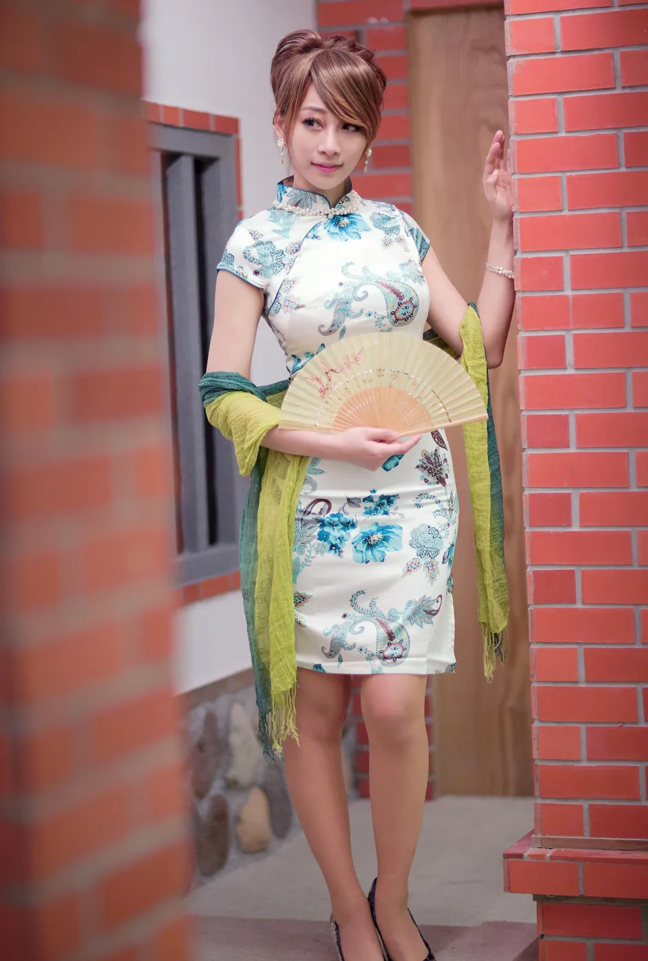 [Mzsock] NO.212 Xiaoyou short cheongsam, stockings, high heels and beautiful legs street photography#[78P]-37